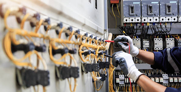 Professional Electrician technician working in Montgomery, TX
